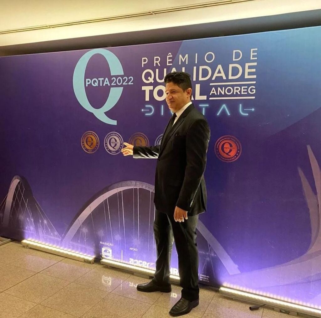 O Prêmio de Qualidade Total da ANOREG BR, certifica os Cartórios que oferecem qualidade na gestão dos serviços Notariais e Registrais. Temos orgulho de oferecer à População melhoria contínua nos serviços prestados. Esse é o nosso objetivo!